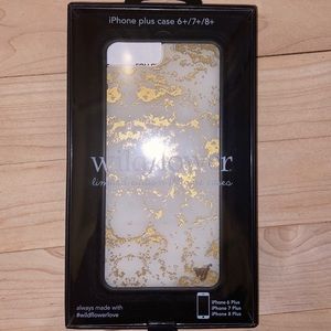 Wildflower gold/white Phone Case